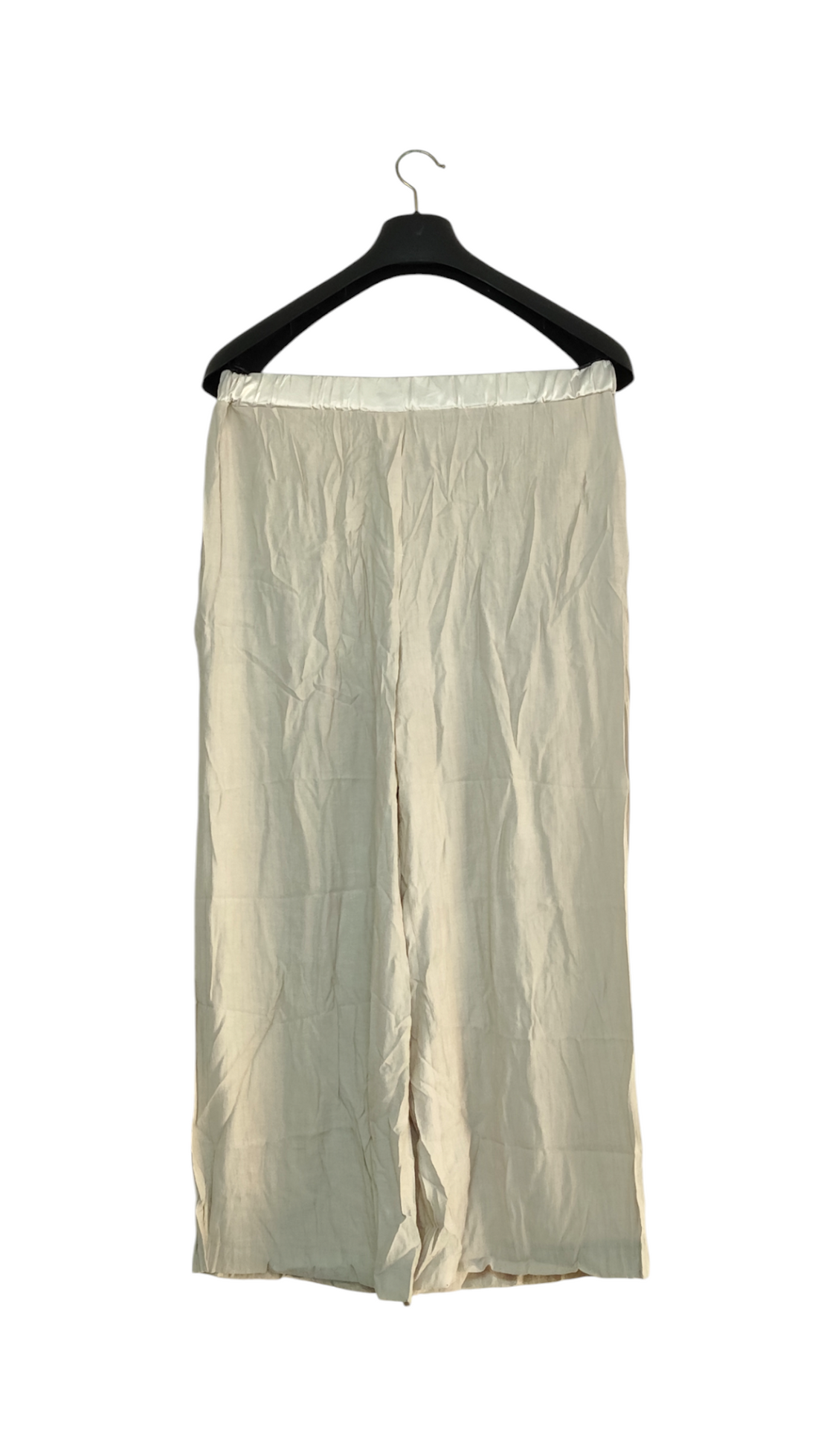 Classic High-Rise Bootcut Trousers for Women | Bell-Bottom Western Pants | Beige Solid Casual Fit