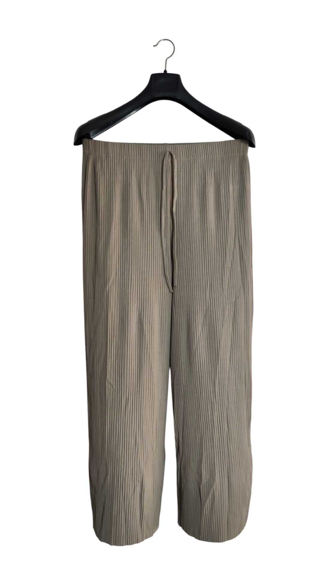Classic High-Rise Bootcut Trousers for Women | Bell-Bottom Western Pants | Beige Solid Casual Fit