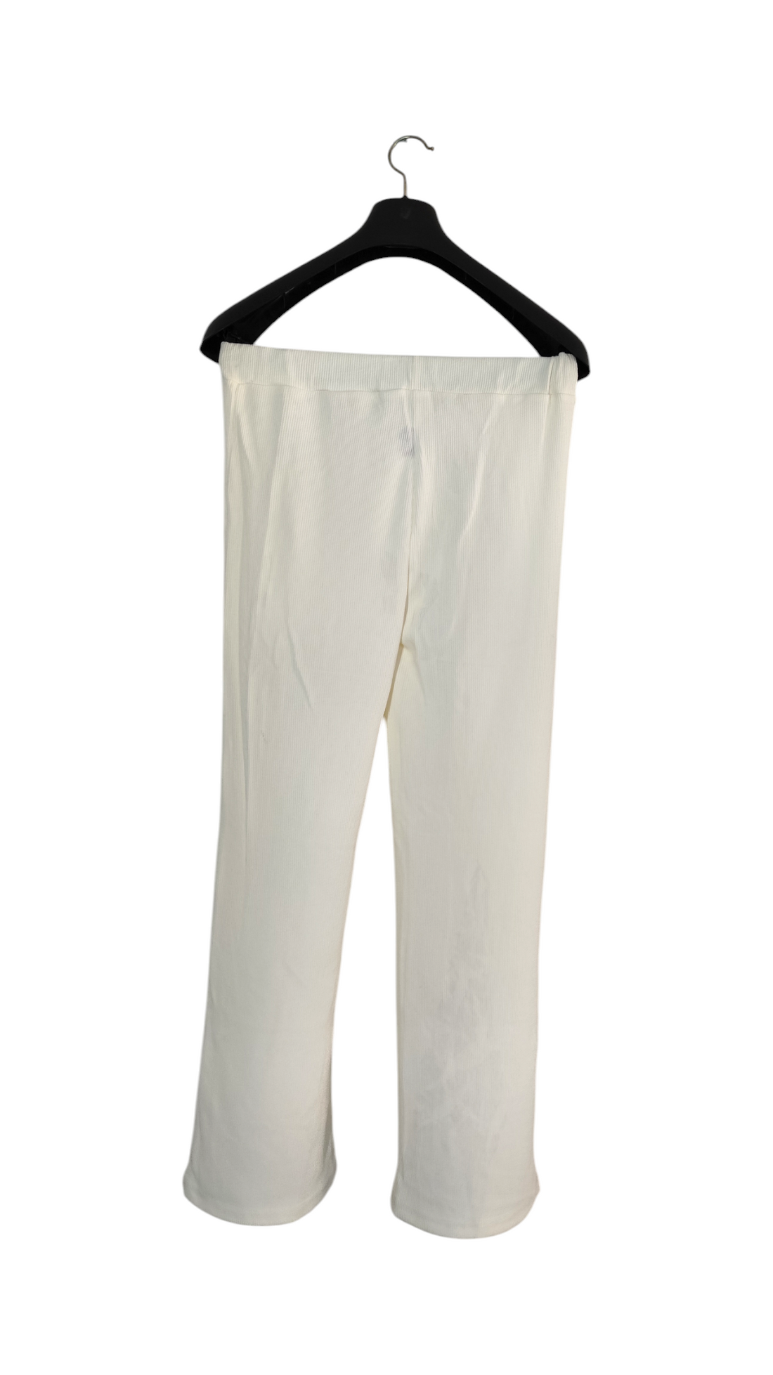 Classic High-Rise Bootcut Trousers for Women | Bell-Bottom Western Pants | Beige Solid Casual Fit